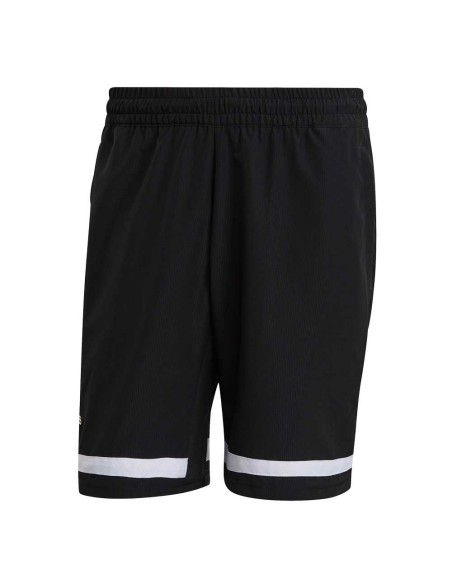 Pantalón Corto Adidas Club Negro Blanco | Ofertas de pádel